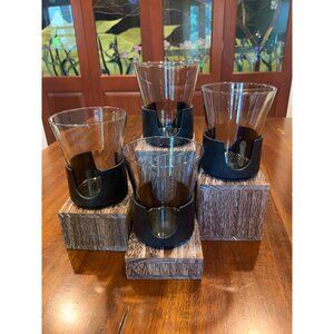 Vintage Corning MCM Glass-Snap Cocktail Glasses.